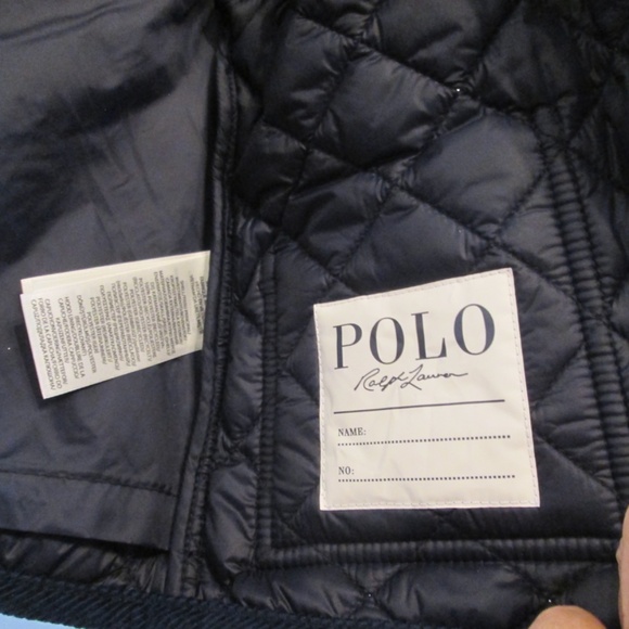 Ralph Lauren Quilted Navy Blue Kids Jacket - Picture 13 of 13